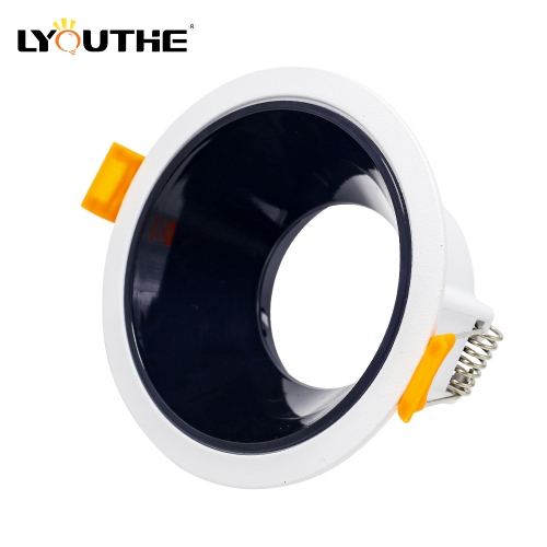 Factory price aluminum alloy round GU10 MR16 recessed anti glare down light housing