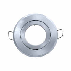 Adjustable pure aluminum GU10 MR16 85mm embedded COB round spotlights housing for kitchen