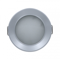 IP44 Pure aluminum round GU10 MR16 recessed waterproof bathroom LED downlights
