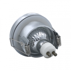 IP44 Pure aluminum round GU10 MR16 recessed waterproof bathroom LED downlights