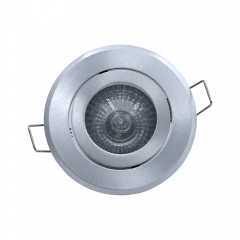 Adjustable pure aluminum GU10 MR16 85mm embedded COB round spotlights housing for kitchen