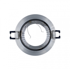Raw Aluminum GU10 MR16 non-adjustable 3w 5w ceiling round spot lights for office