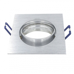GU10 MR16 Pure aluminum ceiling embedded 85mm diameter square spot lights fitting