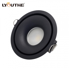 Modern 100mm diameter round die-casting aluminum GU10 recessed spot light housing
