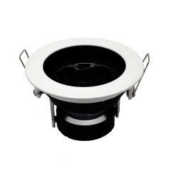 3 Inch white round GU10 MR16 die-casting aluminum recessed adjustable anti-glare down lights