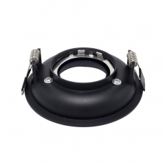Modern 100mm diameter round die-casting aluminum GU10 recessed spot light housing