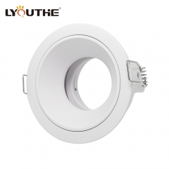 GU10 MR16 Custom embed round die-casting aluminum reflective anti-glare down lights