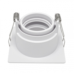 New Arrival square adjustable aluminum alloy GU10 anti glare recessed led downlight