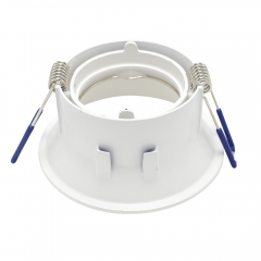Aluminum alloy recessed round GU10 MR16 anti-glare adjustable down light fixtures for hotel