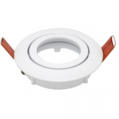 Round aluminum alloy adjustable 85mm recessed GU10 GU5.3 spot lights housing