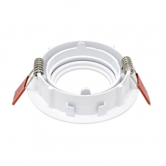 Round aluminum alloy adjustable 85mm recessed GU10 GU5.3 spot lights housing