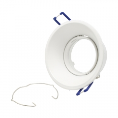 Aluminum alloy recessed round GU10 MR16 anti-glare adjustable down light fixtures for hotel