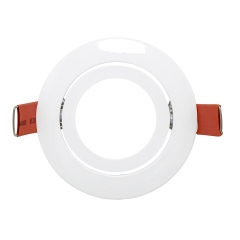 Round aluminum alloy adjustable 85mm recessed GU10 GU5.3 spot lights housing