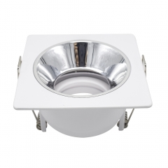 New Arrival square adjustable aluminum alloy GU10 anti glare recessed led downlight