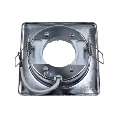 Factory price square white black chrome gold nickel ceiling GX53 down lights for indoor