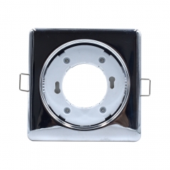 Factory price square white black chrome gold nickel ceiling GX53 down lights for indoor