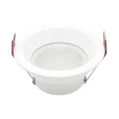 Bathroom GU10 aluminum IP65 anti-glare ceiling recessed waterproof downlights housing