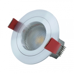 Hotel GU10 MR16 aluminum round recessed ceiling spotlights housing