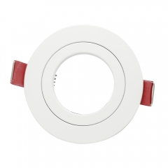 Hotel GU10 MR16 aluminum round recessed ceiling spotlights housing