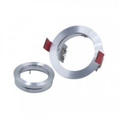 Hotel GU10 MR16 aluminum round recessed ceiling spotlights housing