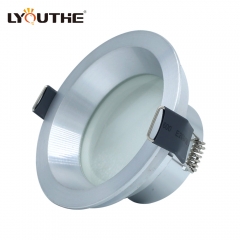 Bathroom GU10 aluminum IP65 anti-glare ceiling recessed waterproof downlights housing