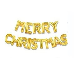 Set of Letters Balloons Spelling Words MERRY CHRISTMAS Xmas Party Supplies Decoration