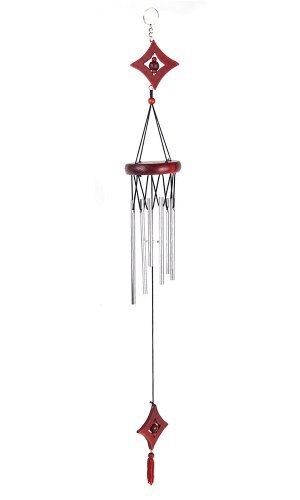 Wooden Decor Alloy Wind Chimes Crafts Bells 20 Inch Wind Chimes with Metal Bars for Room Garden Hangings and Decoration Gifts