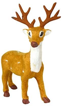 Xmas Holiday Party Decor Xmas Reindeer Christmas tree Decoration Ornament Sika Deer Stand