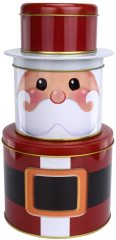 3Layers Assembled Christmas Storage Toy Gift Candy Cakes Cookie Boxes Storing Decorations
