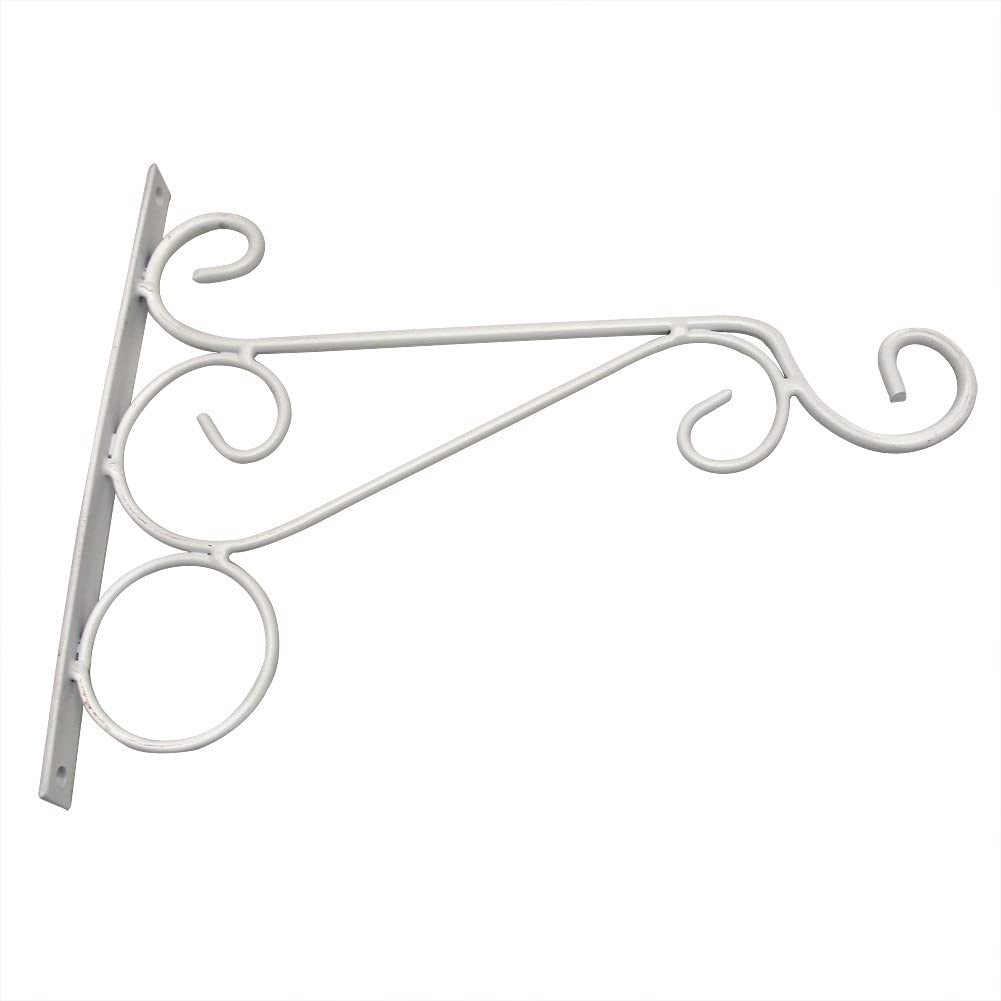 2pcs Decorative Flower Plant Chimes Wall Bracket for Garden Home Yard