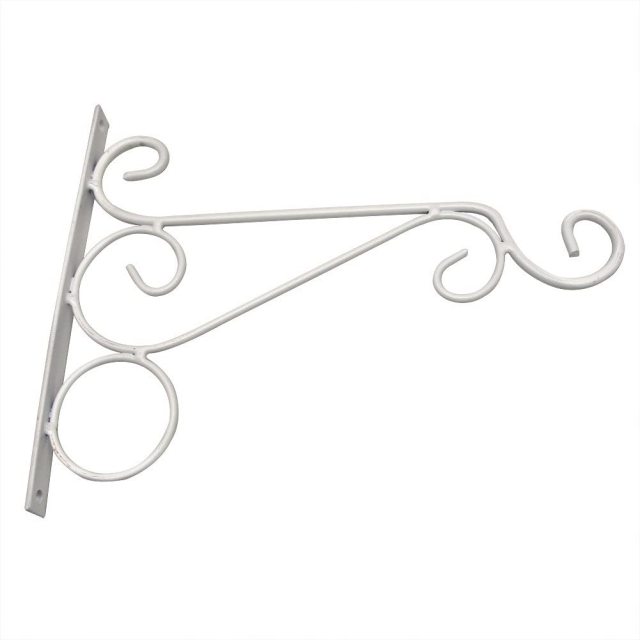 2pcs Decorative Flower Plant Chimes Wall Bracket for Garden Home Yard