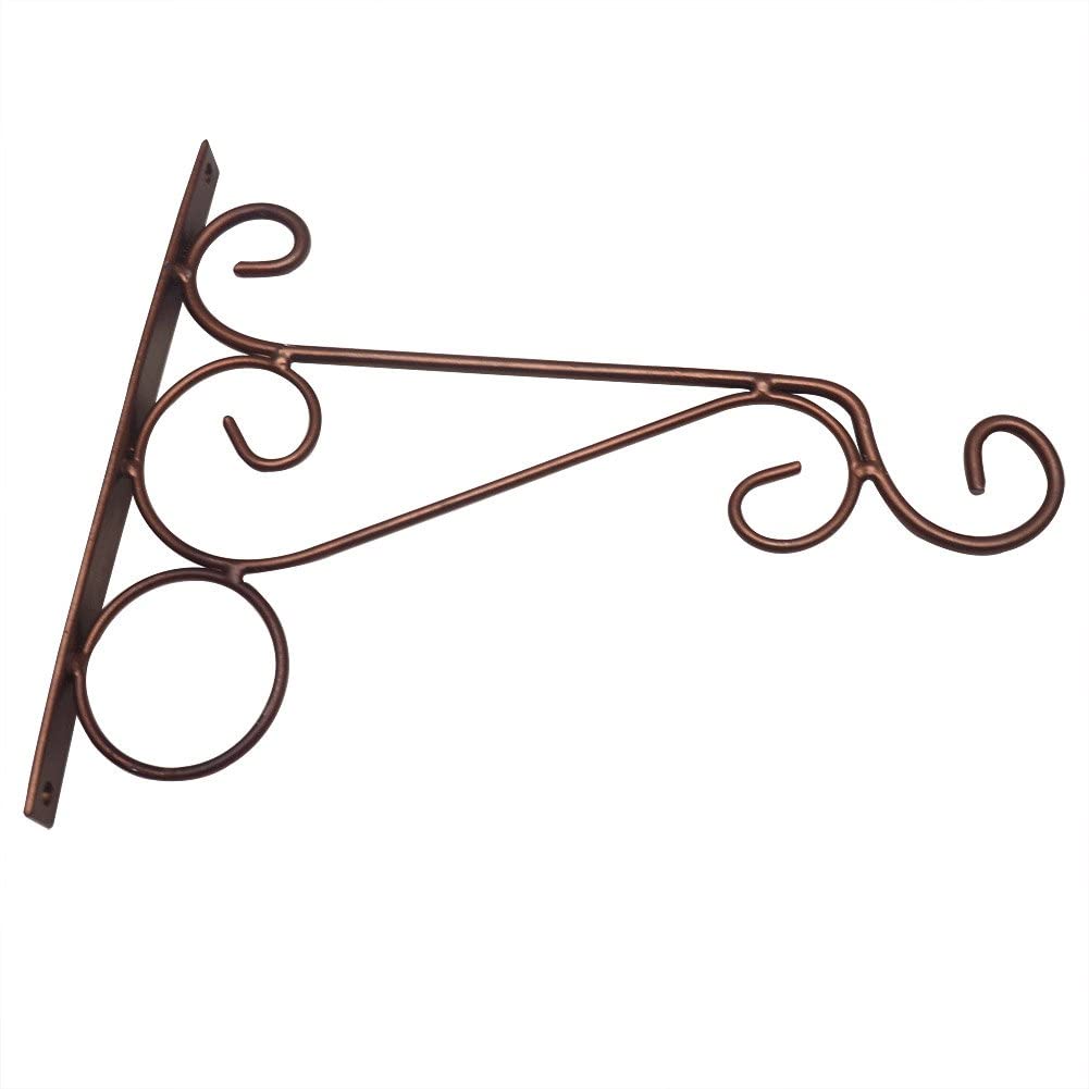 2pcs Decorative Flower Plant Chimes Wall Bracket for Garden Home Yard