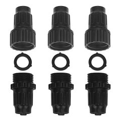 3Sets of Connectors for Garden Water Hose Expandable Xhose Female Male Repair Kit