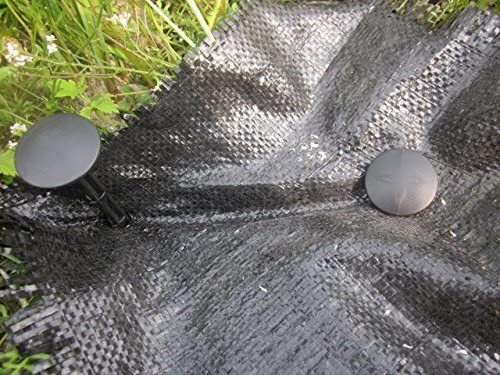 10 Pcs Black Plastic Sunblock Insect Nets Mulch Film Mulching Nail Gardening Ground Nail