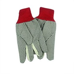 2 Pairs Cotton Wear-resistant Breathable slip-resistant Gardening Protective Gloves