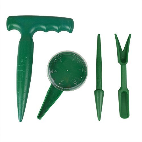 Garden Hand Tool Flower Plant Sow Traditional Sets Pistol Grip Dibber, Sowing Seeds Dispenser, Seedlings Dibber And Widger