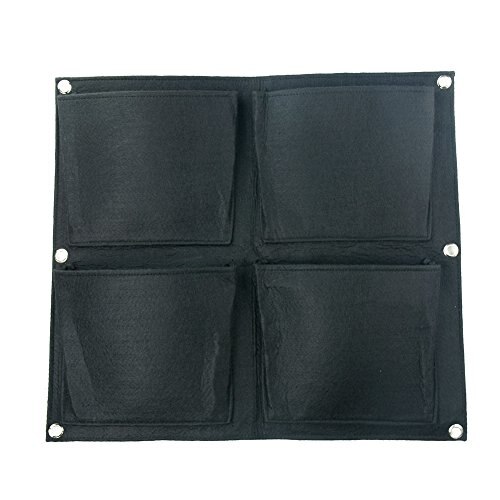 4 Pocket Hanging Vertical Garden Wall Planter For Yard Garden Home