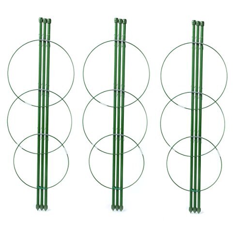 3pcs Tomato Garden Climbing Vine Stake Support Cage 60cm