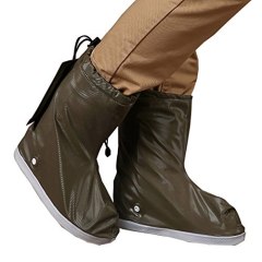 Unisex New Design Fashion Thicken Reusable Waterproof Shoes Overshoes Boot Gear Anti-slip