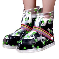 New Design Fashion Thicken Reusable Waterproof Women Girls Shoes Overshoes Boot Gear Anti-slip