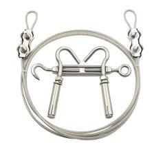 Clothesline Outdoor Indoor Use With Stainless Steel Cable Tightener System