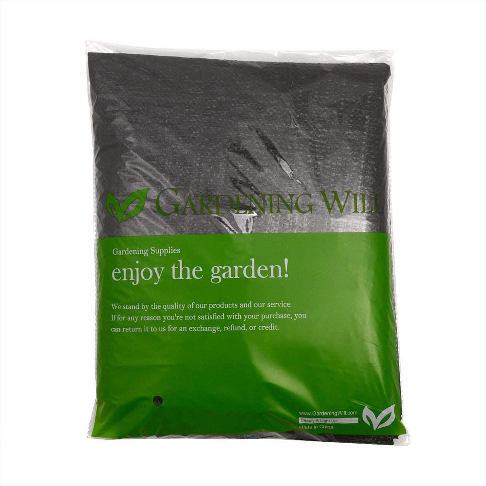 5Ft Garden Landscape Ground Cover Weed Barrier 3oz Heavy Duty Polyethylene Woven Weed Block Gardening Mat