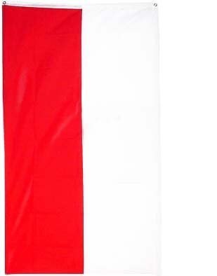 2 Pieces Poland Flag Polyester 3x5 feet Indoor/Outdoor Brass Grommets, Quality Polyester, Much Thicker More