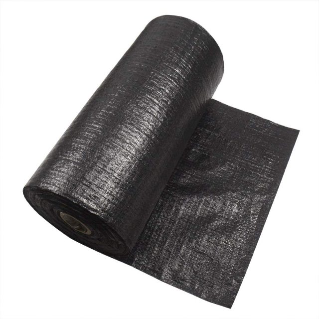 5Ft Garden Landscape Ground Cover Weed Barrier 3oz Heavy Duty Polyethylene Woven Weed Block Gardening Mat