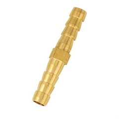 Pack of 20 Brass Barb 6mm Straight Coupling Fitting Splicer Mender Union Garden Hose Air Water Fuel Oil