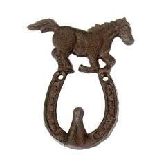 Garden Horse Shape Wall Door Hook Hanger Bag Key Hat Hanging Hooks Yard Decoration