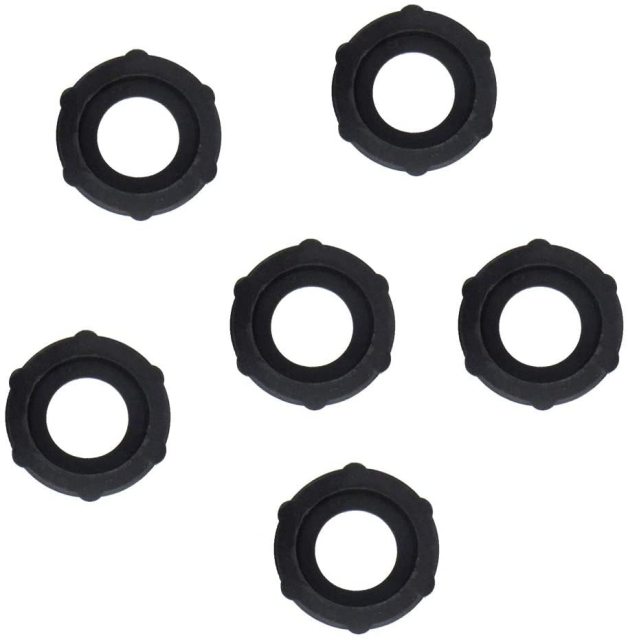 6Pieces Aluminum 3/4" Male Garden Hose Quick Connector with Washers