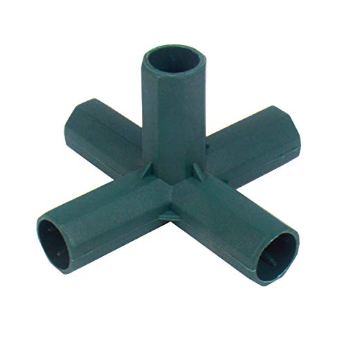 10Pcs 5 Way 16mm PVC Fitting Build Heavy Duty Greenhouse Frame Furniture Connectors