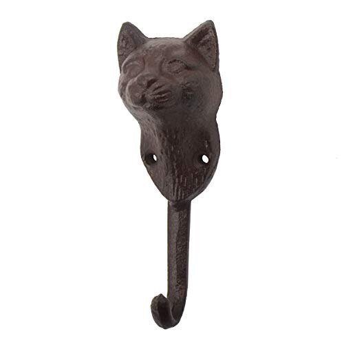 Garden Cat Head Wall Door Hook Hanger Bag Key Hat Hanging Hooks Yard Decoration