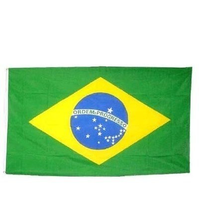2 Pieces Brazil Flag 3x5 Brand NEW 3ft x 5ft BRAZILIAN Banner